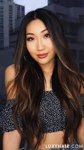 Balayage Hair Extensions Seamless Off Black Balayage Hair Styles Black Balayage Ombre Hair Color