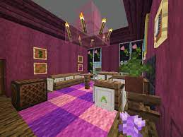 Crimson Room October 2020 Minecraft House Interior Home Interior Design House Interior