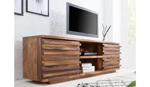 Les bois exotiques massifs ne courent pas les rues. Meuble Tv Bois 150 Cm Sesham Massif Verni Pour Salon