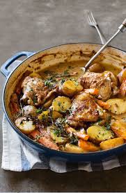 French Style Chicken And Potatoes Recipe Chicken Recipes Recipes Healthy Recipes
