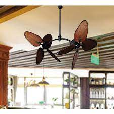 It actually has a third motor hidden away its canopy. Black Dual Ceiling Fans Size 52 Inch Magnific Home Appliances Id 20136965033