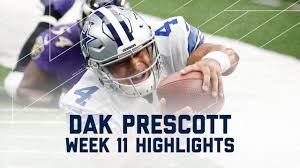 We better double or triple dez. Dak Prescott Throws For 301 Yards And 3 Tds Ravens Vs Cowboys Nfl Week 11 Player Highlights Youtube