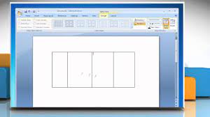 Microsoft® Word 2007: How To Draw A Table On Windows® 7 - Youtube