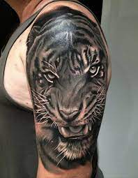 Realistic Tiger Half Sleeve Tattoo Tattoo Sleeve Designs Tiger Tattoo Design