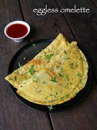 Eggless Omelette Recipe Vegetable Omelette Recipe Veggie Omelette Recipe Indian Food Recipes Vegetarian Vegetable Omelette Recipes Indian Snack Recipes