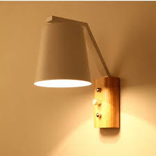 The globe shade and sleek straight arm creates a clean form. Luxury Modern Wall Sconce Wood Wall Lights Fixtures Led Black White Wall Lamp Up Down For Home Lighting Indoor Bedside Stair Bedroom Modern Wall Sconce Wood Wall Lights Fixtures Led Black White Wall