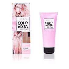 Dyeing your hair pink is fun and a little punk, but it also offers an easy out because it doesn't usually last very long, and doesn't come with as much it's so darn easy to use and the color comes out the next time you wash, so it's basically makeup for your hair. L Oreal Paris Colorista Washout Hair Dye 02 Pink Amazon De Beauty