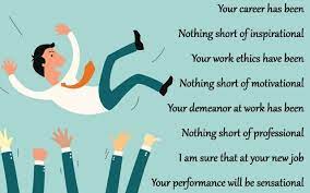 All good things must come to an end. Congratulations For New Job Messages Quotes And Wishes Congratulations Quotes Funny Farewell Quotes Work Quotes Funny
