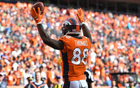 Demaryius thomas (88) of the denver broncos stands on the sidelines as the st. T8gzfcza5t1dwm