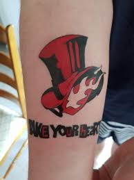 Mark Of The Phantom Thieves From Persona 5 Done By Dan From Tattoo Nation Port Macquarie Australia Gamer Tattoos Body Art Tattoos Tattoos