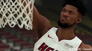 Jimmy Butler Cyberface Hair And Body Model Bubble Version By Hewei For 2k21 Nba 2k Updates Roster Update Cyberface Etc