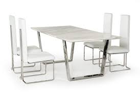 White Marble Dining Table Heidi Modern Marble Dining Table