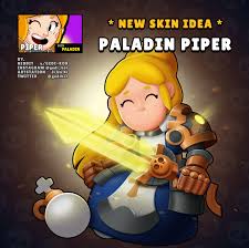 Mars has a chance to shoot out a star which when shot has a 1 tile aura around it dealing 50 nice ideas! Skin Idea Paladin Piper Brawlstars