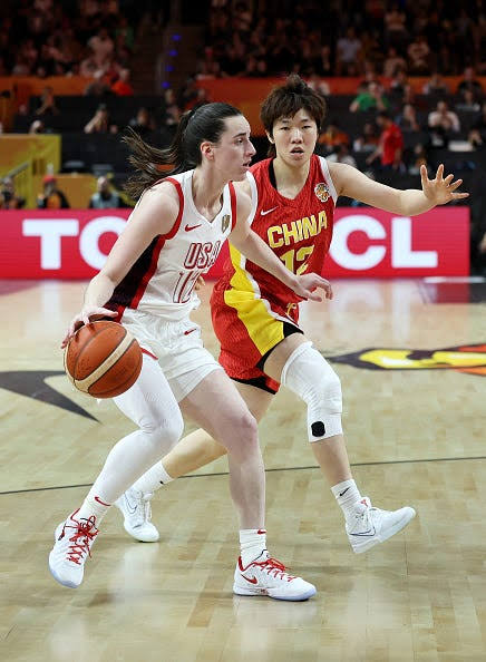 Caitlin Clark photos, FIBA World Cup, United States vs China today