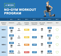 4-Week No-Gym Workout Guide | Fitness | Myfitnesspal
