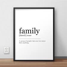 Family Definition Printable Wall Art Family Print Family Poster Funny Family Quote Family Print Family Quotes Funny Family Quotes Family Humor