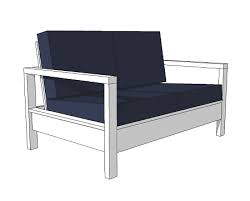 Outdoor Loveseat Modern Comfort Collection Diy Furniture Plans Outdoor Loveseat Furniture Plans