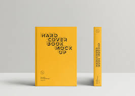 This Is A Neat Psd Mock Up Of A Hardcover Book With The Front And Spine Views That Will Help You Sh Book Cover Mockup Business Cards Mockup Psd Mockup Template