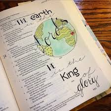 Psalm 24 Psalm 24 Psalms Bible Art Journaling