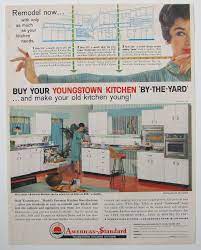 1950s Kitchen Vintage Youngstown Cabinet Magazine Advertisement Youngstown Kitchen Youngstown 1950s Kitchen