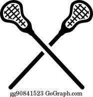 Impress your lacrosse team with your stringing abilities! Lacrosse Sticks Clipart Lizenzfrei Gograph