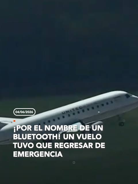Lo que parecía un vuelo normal terminó en una emergencia inesperada. Un  dispositivo Bluetooth con un nombre que generó preocupación activó los  protocolos de seguridad y obligó el retorno de una ...