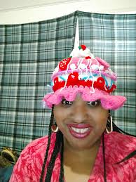 Crocheted strawberry top with adjustable fit