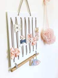 Pin By Jennifer Perez On Becky Party Hair Accessories Storage Baby Headband Storage Diy Hair Bow Holder