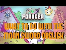 Maybe you would like to learn more about one of these? What To Do With The Moon Sword Obelisk Forager Youtube