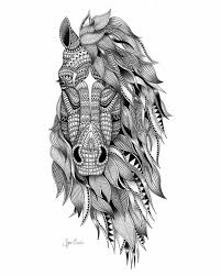 Signe Bache Tatouage Cheval Indien Tatouage Chevaux Coloriage Cheval