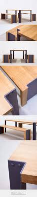 Ensemble Table Et Bancs Folsom Studio A Grouped Images Picture Metal Furniture Timber Furniture Steel Furniture