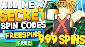 Press m and open menu. All 6 New Secret Free Spins Codes In My Hero Mania My Hero Mania Codes Roblox Youtube
