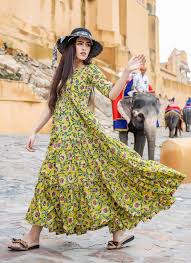 Buy Printed Party Designer Gown 204621