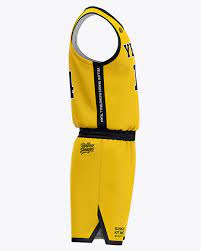 Download Basketball Kit Mockup In Apparel Mockups On Yellow Images Object Mockups