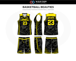 Basketball Jersey Design Black And Yellow Basketball Beauties Black Yellow Grey Custom Basketball Uniforms Jerseys Shorts In 2020 Basketball Uniforms Design Basketball Uniforms Basketball Game Outfit