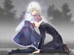 Anime boy in rain 110627 gifs. Anime Couple Girl Boy Cute Long Hair Love Beauty Rain Wallpaper 1600x1200 848590 Wallpaperup