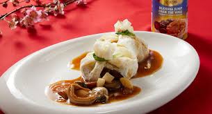 Why this recipe ingredients you can use cooking process for your own version of buddha's delight. Recipes Buddha Jump Over The Wall In Egg White Fortune Pouch Ntuc Fairprice