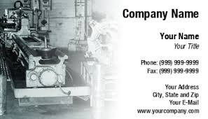 Download and create your own machine business cards right now. Machinery Business Cards