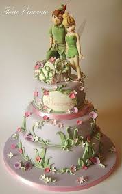 Peter Pan And Tink Tinkerbell Cake Peter Pan Cakes Cake