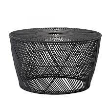 When planning your rooms' arrangement, look at our most. Round Coffee Table Made Of Rattan In Black Height 36 Cm By Home Soul