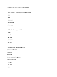 Jenis seni terapan akan tercantum di bawah ini kecuali. Ulangan Harian Tinjuan Seni