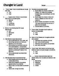 Changes To Land Weathering Erosion Deposition Weathering And Erosion Erosion Weather Vocabulary
