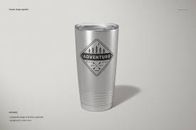 Download 20oz Stainless Steel Tumbler Mockup On Behance