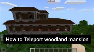 One of my subscribers on planet minecraft requested that i build a horror mansion, paulzero says, but he wasn't happy with how it turned out. How To Teleport Woodland Mansion In Minecraft Pe Youtube