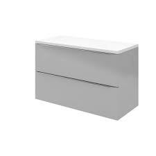 Media.castorama.fr goodhome imandra 120 : Meuble Sous Vasque A Suspendre Goodhome Imandra Gris 120 Cm Plan De Toilette Marloes Castorama