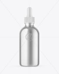 Download Glossy Metallic Dropper Bottle Mockup In Bottle Mockups On Yellow Images Object Mockups PSD Mockup Templates