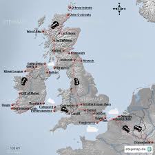 Nicht nur der linksverkehr, die straßen kommen uns hier eindeutig schmaler vor! Stepmap England Irland Schottland Landkarte Fur Grossbritannien