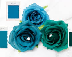 Maybe you would like to learn more about one of these? Teal Blue Flowers Etsy