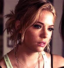 Pretty Little Liars, 3x04, "Birds of a Feather," aired 26 June 2012. Hanna  Marin (Ashley Benson) & Caleb Rivers (Tyler Blackburn). Caleb: "I feel like  I only exist in half of your