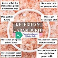 Ia adalah garam organik yang paling tulen, berkhasiat, bersih. Khasiat Garam Aura Zuria Aura Beauty Sihat Dan Menawan Facebook